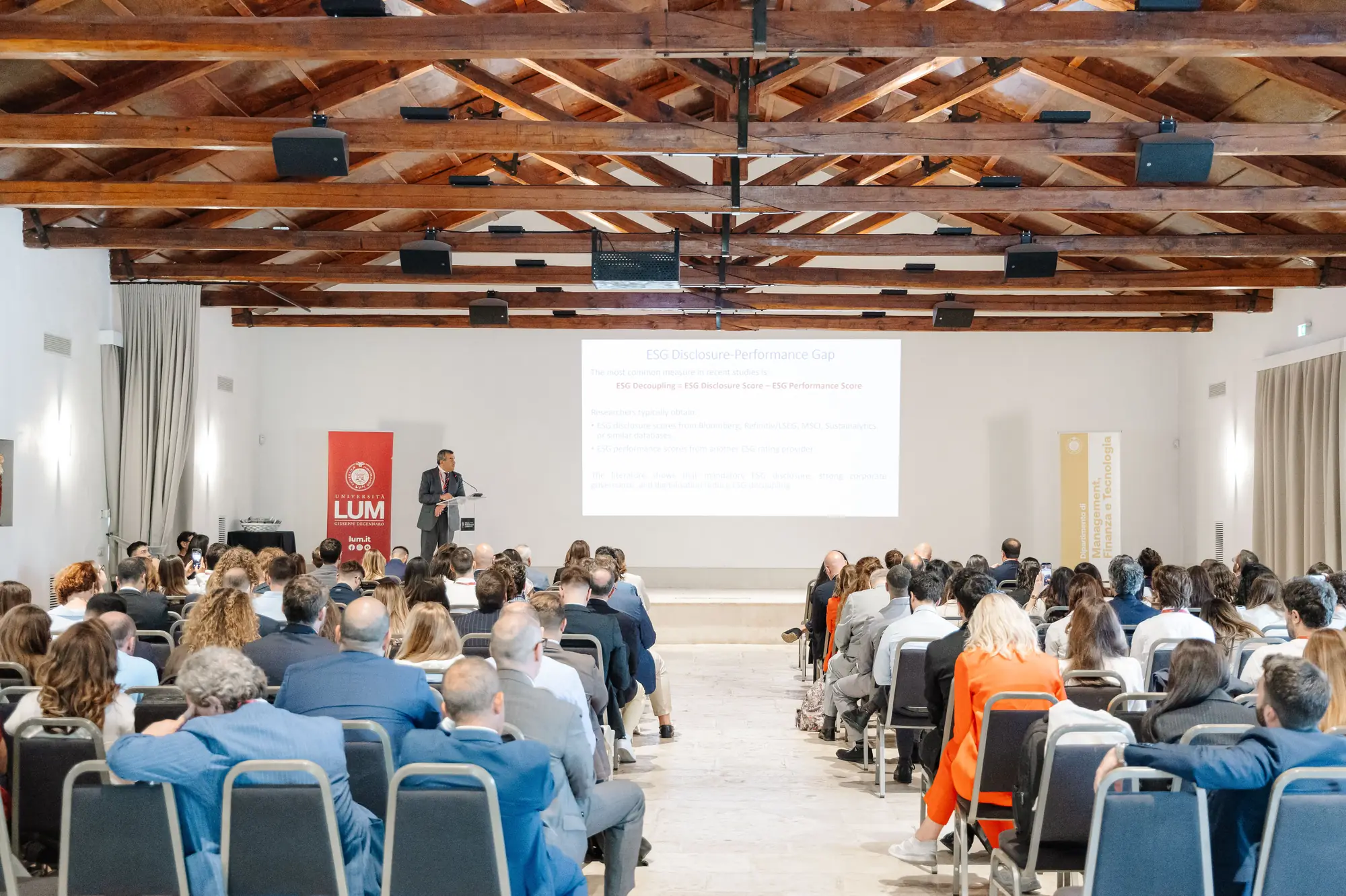 The plenary hall at Villa Romanazzi Carducci during the 2026 conference.